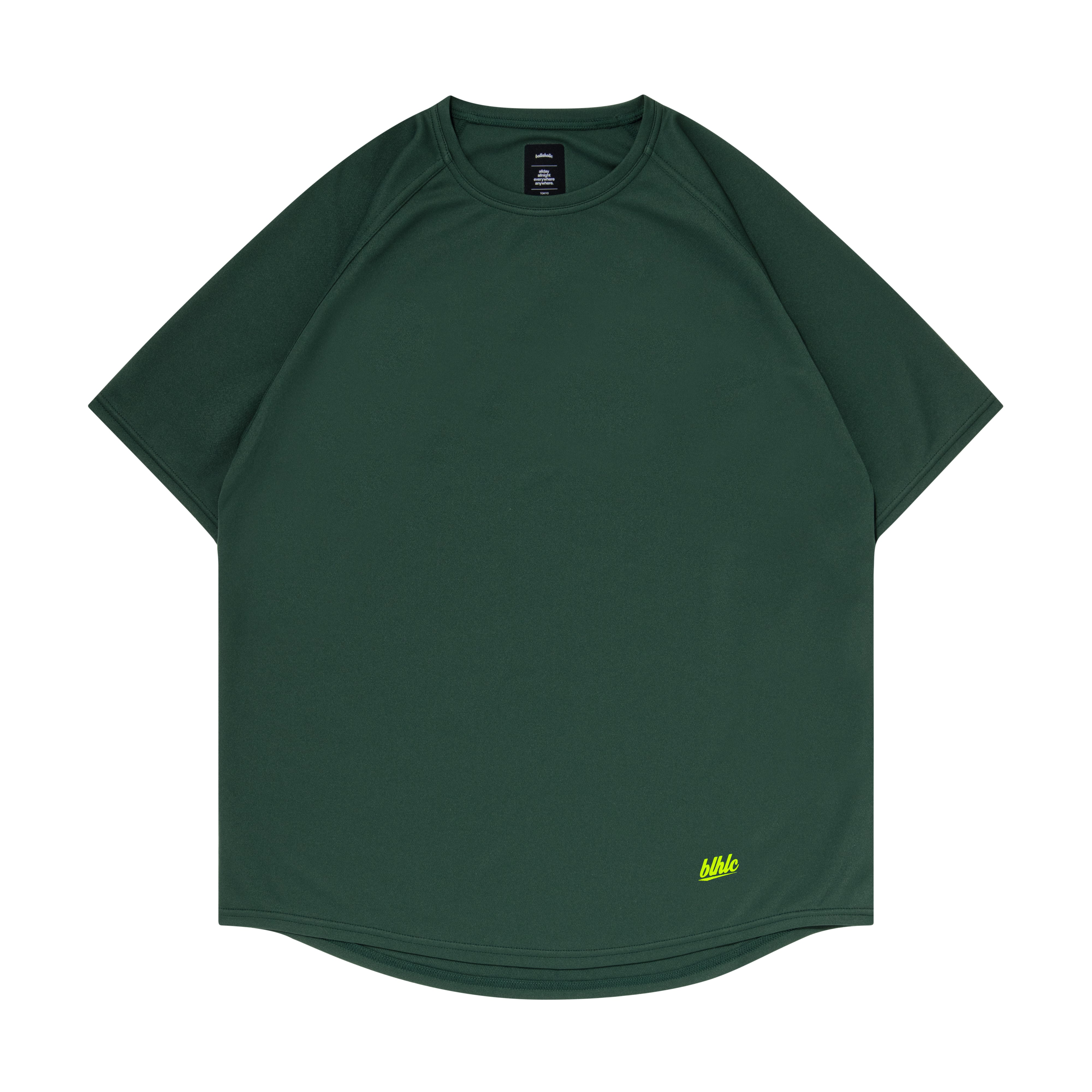 ballaholic-3d-net-blhlc-back-print-cool-tee-dark-green-t-shirt image 2