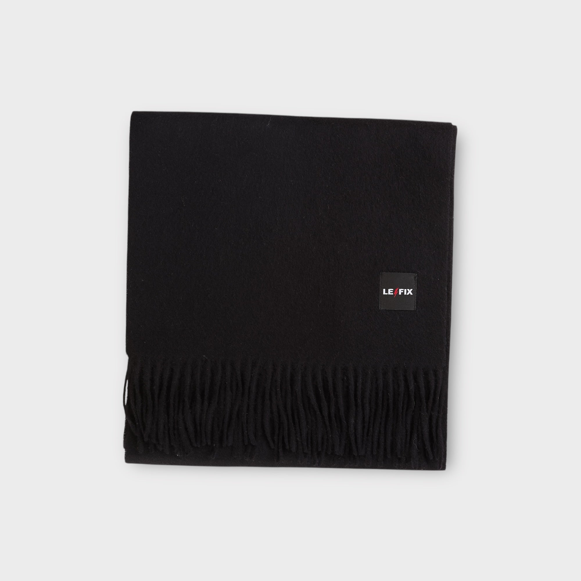 le-fix-accessories-wollschal-schwarz-180x30-cm-wolle image 1