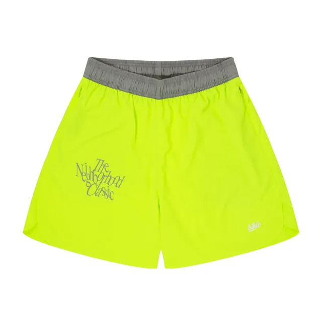 ballaholic-neighborhood-zip-shorts-neongelb-reissverschluss image 1