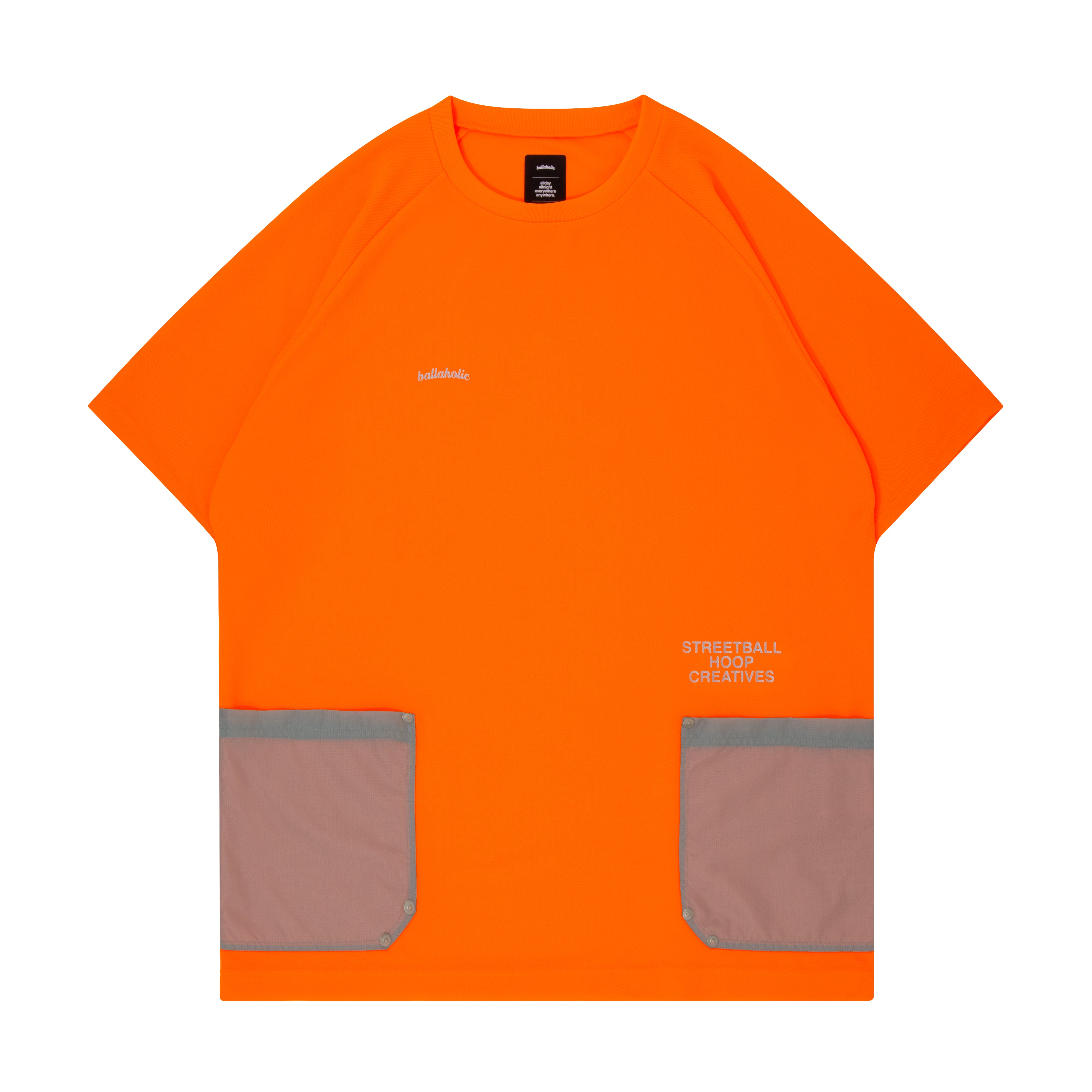 ballaholic-shc-tool-pocket-cool-tee-neon-orange image 1