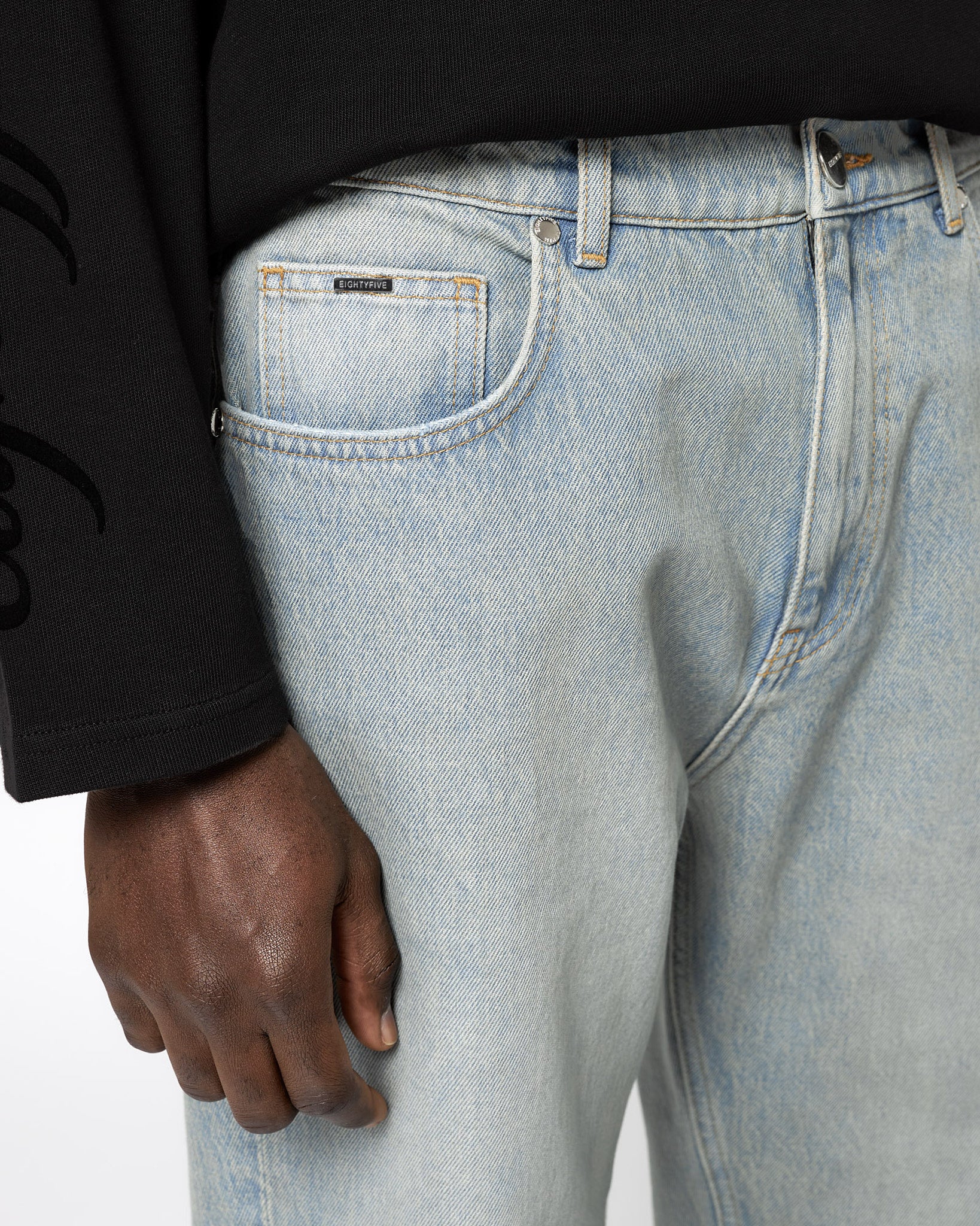 eightyfive-straight-denim-jeans-island-blue-100-baumwolle image 7