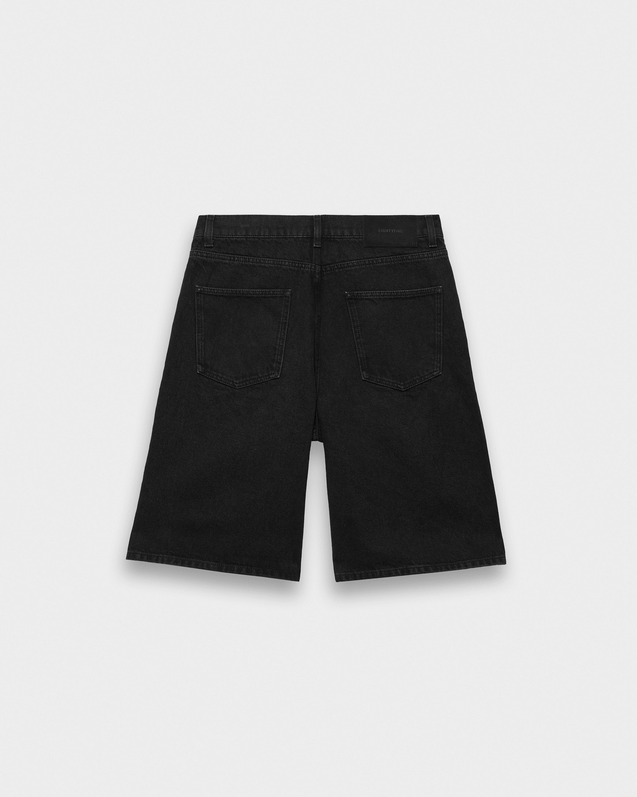 eightyfive-bottoms-distressed-baggy-jorts-shorts-black-washed image 2