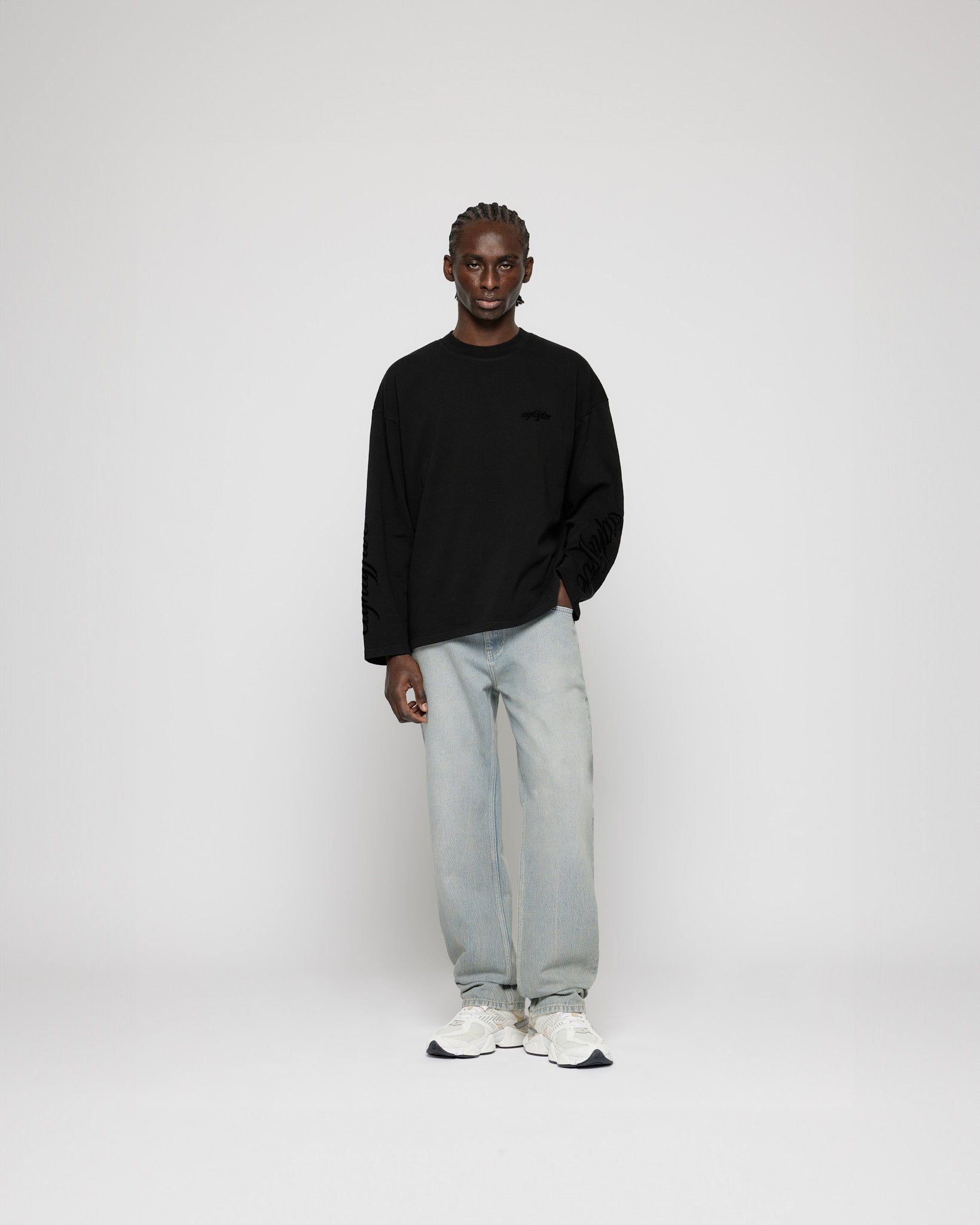 eightyfive-straight-denim-jeans-island-blue-100-baumwolle image 5