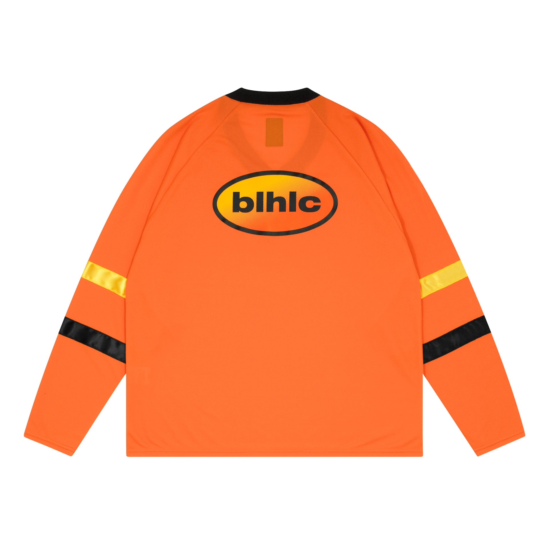 ballaholic-blhlc-oval-logo-v-neck-longsleeve-orange image 1