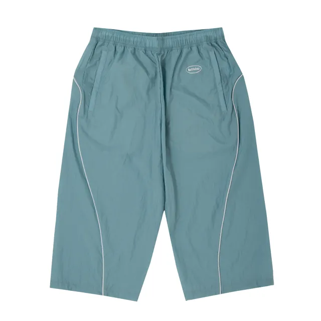 ballaholic-oval-logo-nylon-cropped-hose-schieferblau image 1