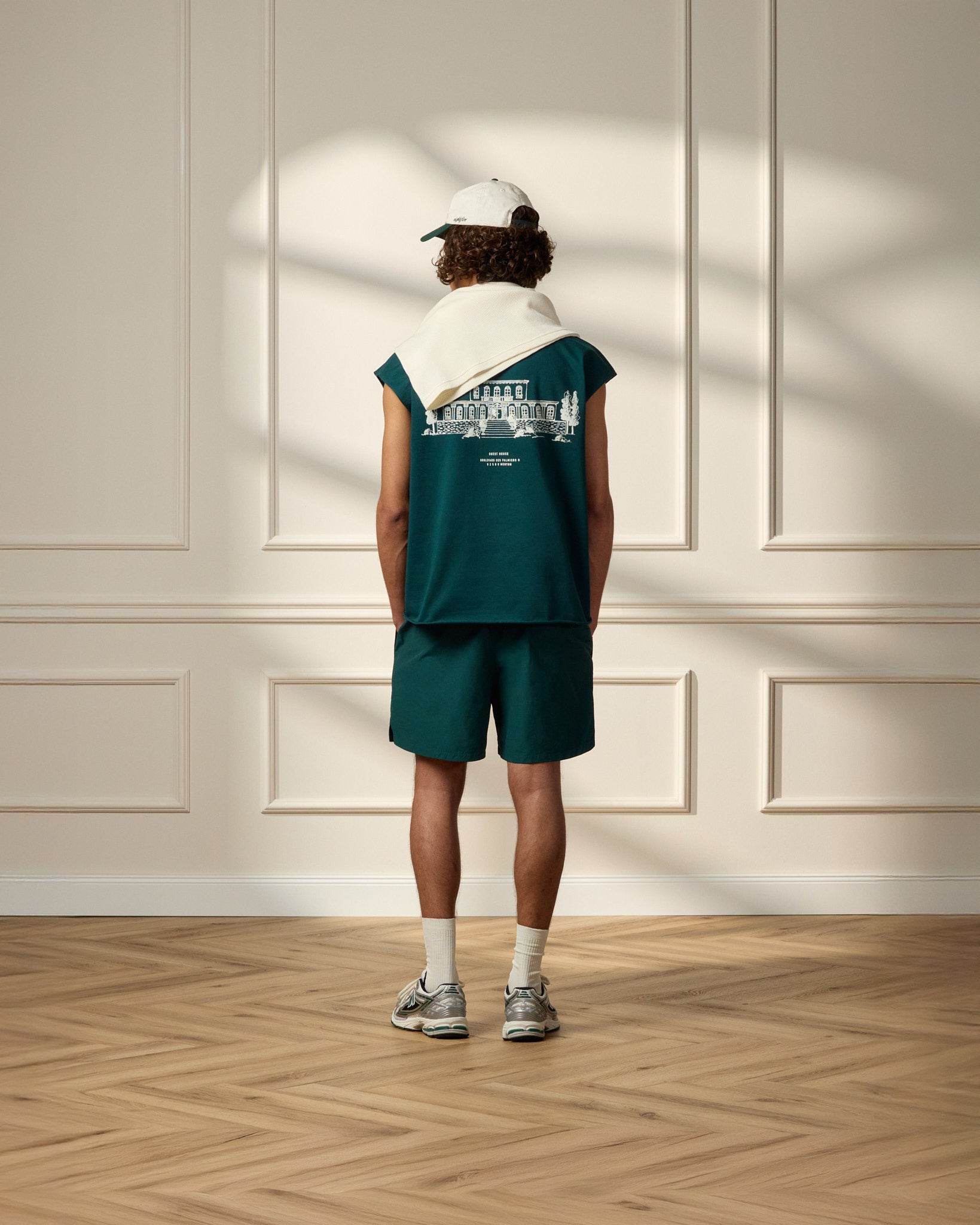 eightyfive-nylon-track-shorts-shorts-pine-green-relaxed image 5