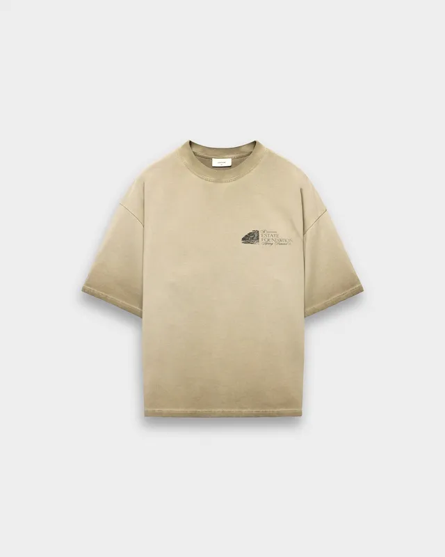 eightyfive-estate-cropped-t-shirt-mocha-washed-look image 1