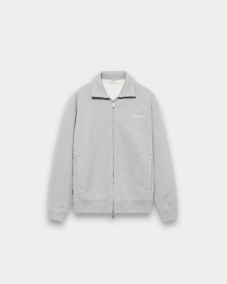 eightyfive-overshirts-sweat-jacket-kentkragen-grey-melange image 1