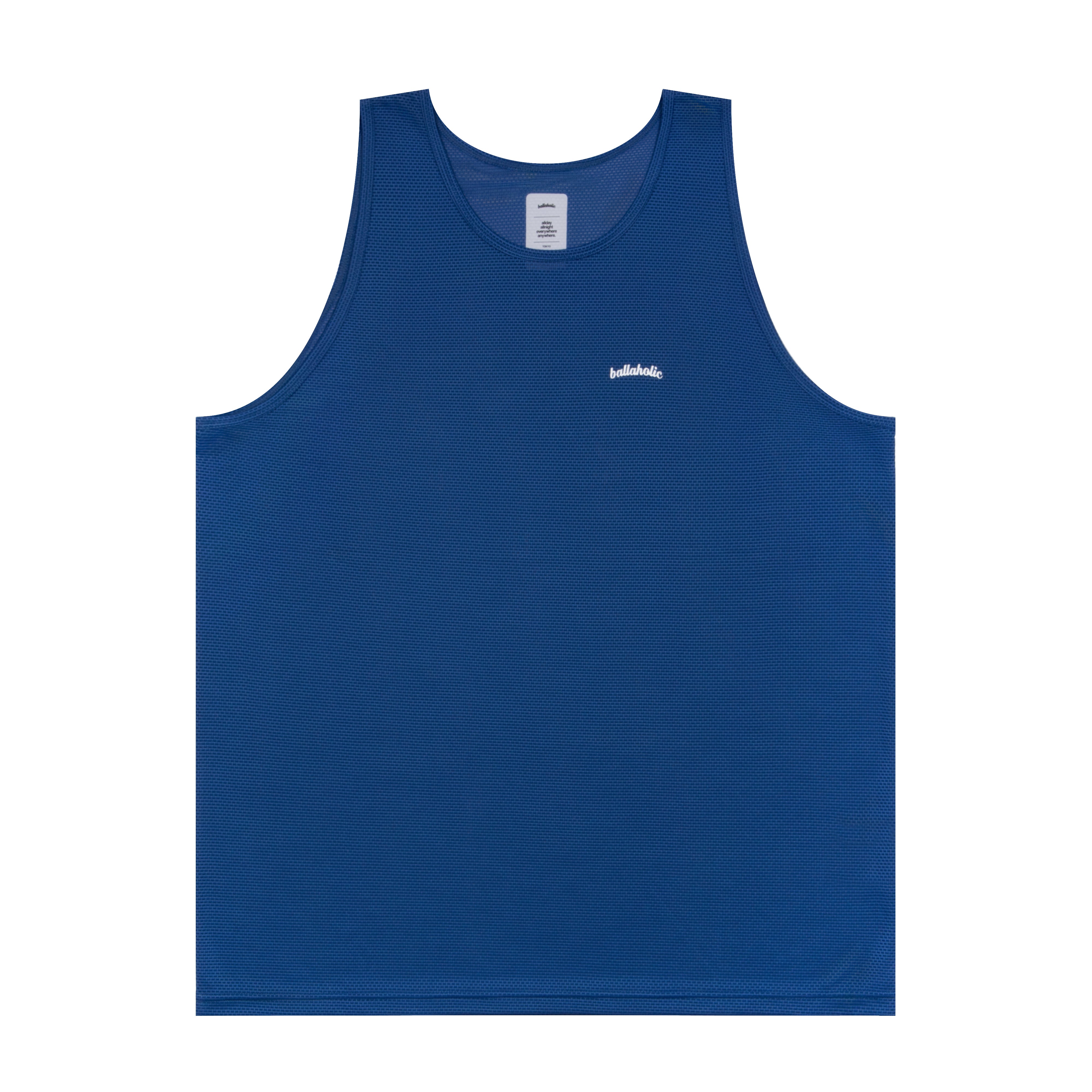 ballaholic-knit-mesh-logo-tank-top-tanktop-blau image 1