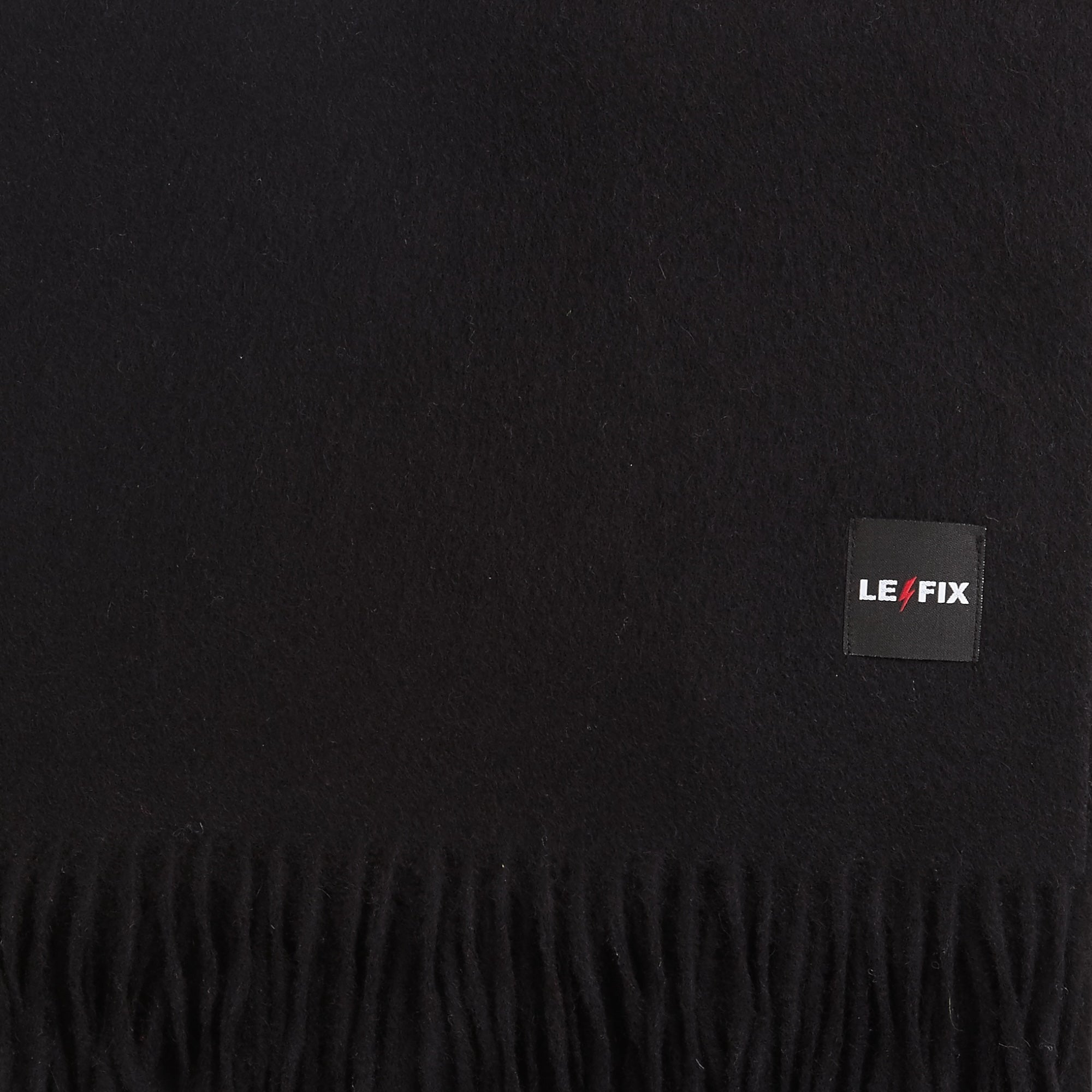 le-fix-accessories-wollschal-schwarz-180x30-cm-wolle image 2