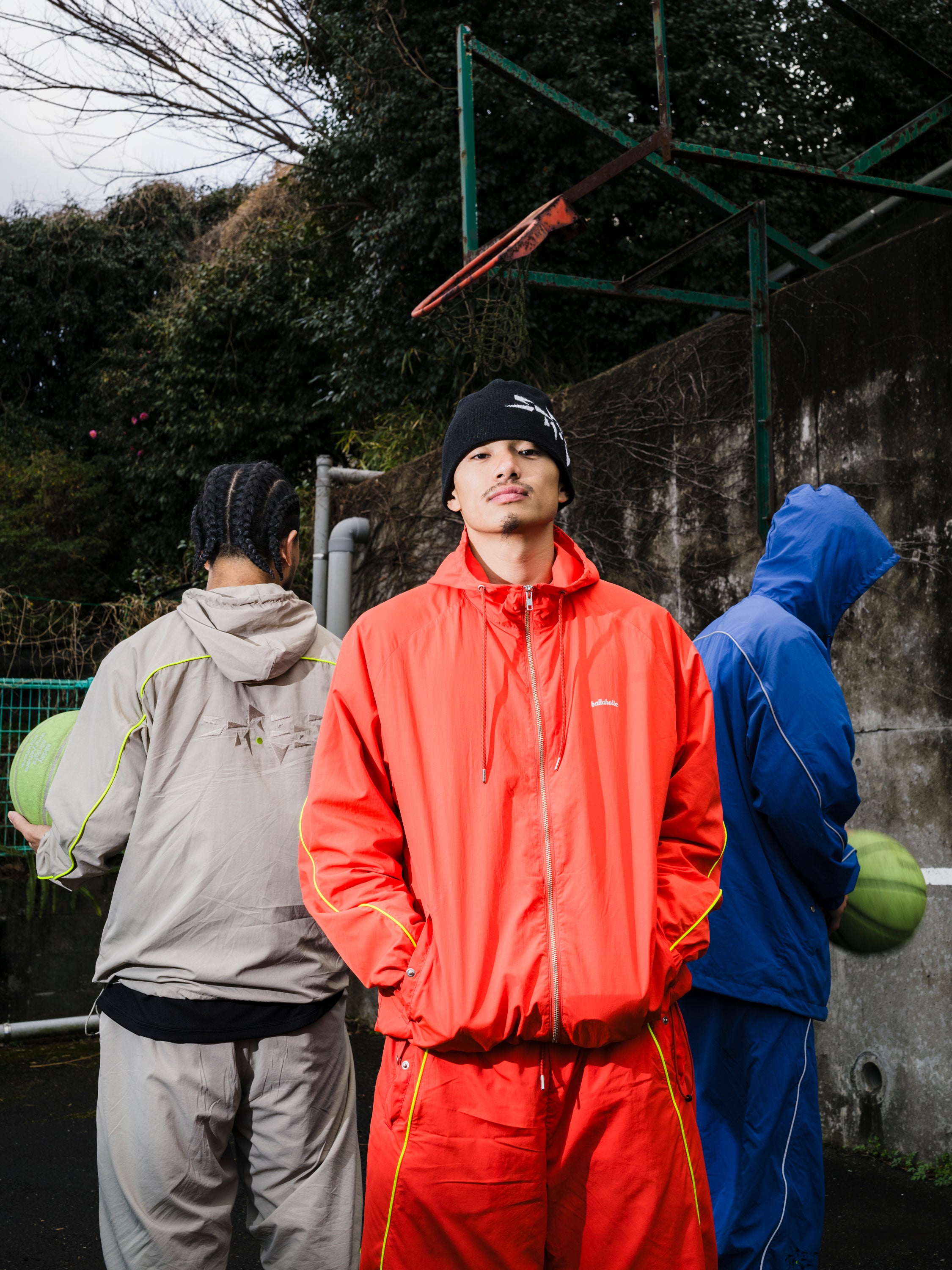 ballaholic-streetmove-nylon-full-zip-jacke-orange image 3