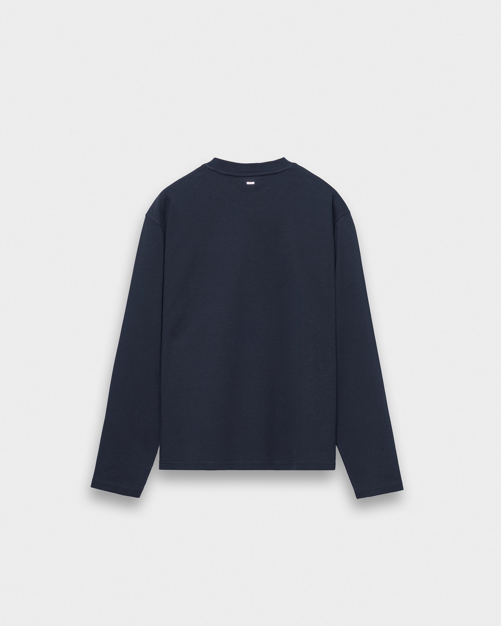 eightyfive-embroidered-longsleeve-langarmshirt-navy-baumwolle image 2