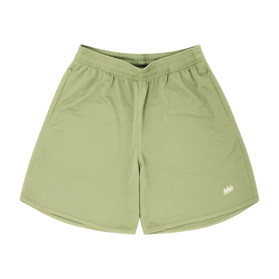 ballaholic-shorts-basic-zip-shorts-sage-green image 1