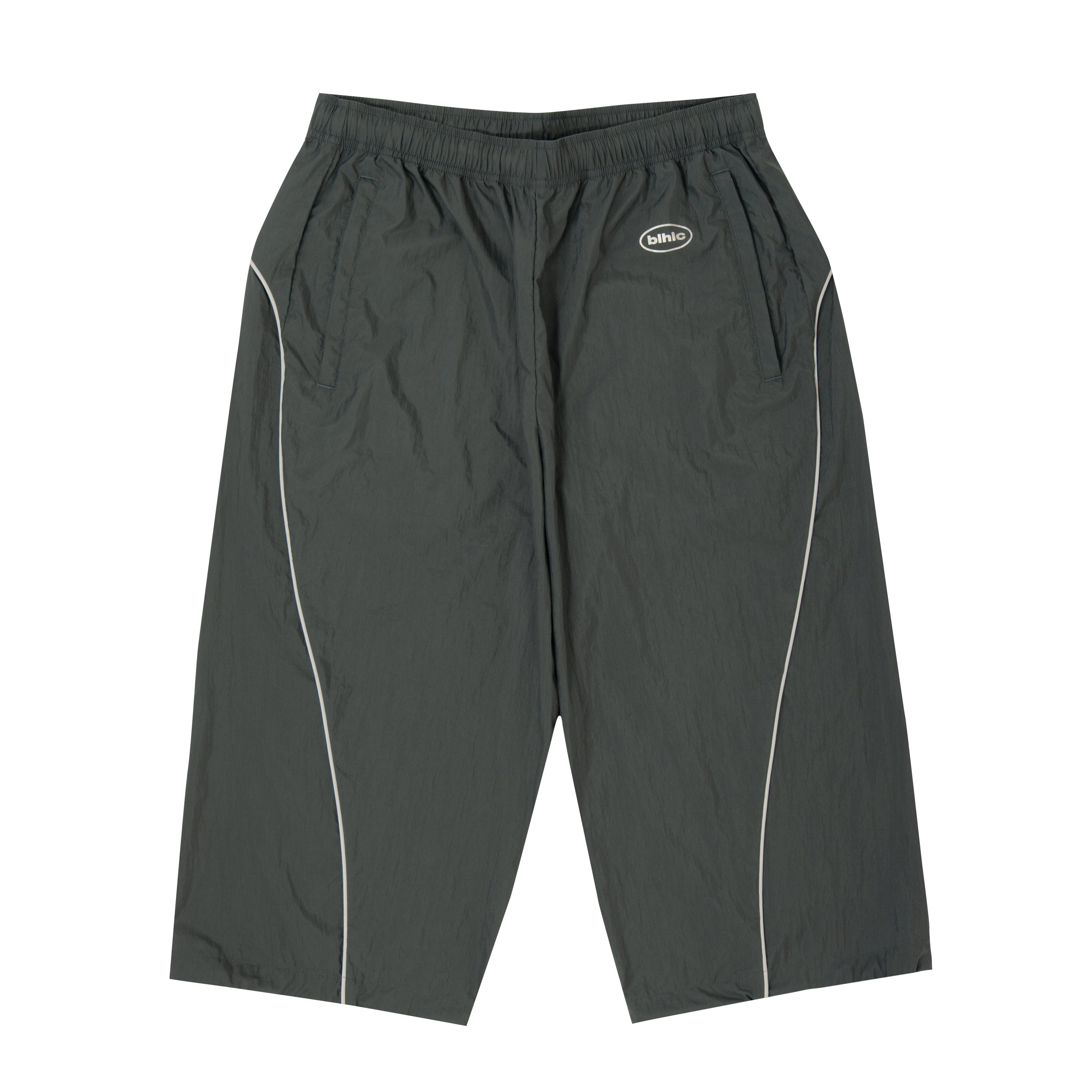 ballaholic-oval-logo-nylon-cropped-hose-dunkelgrau-nylon image 1