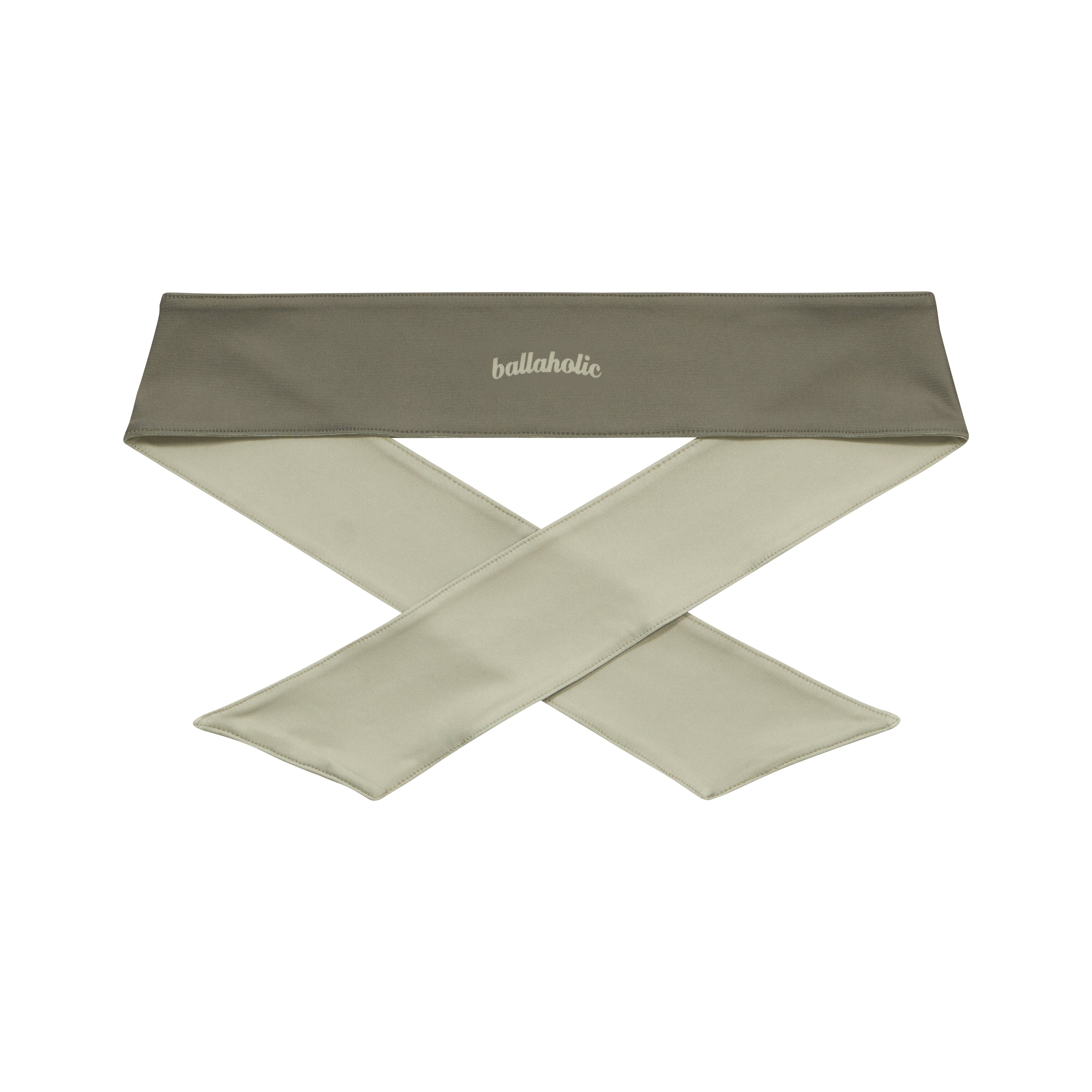 ballaholic-logo-head-tie-stirnband-charcoal-gray image 1