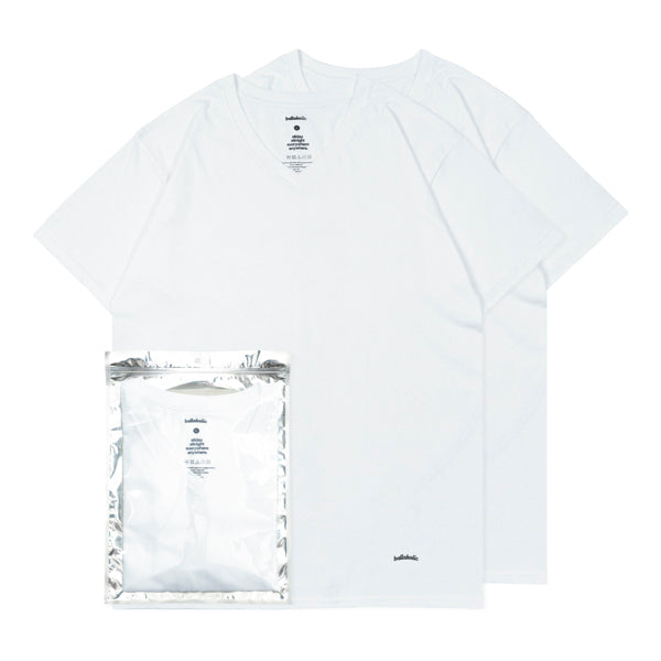 ballaholic-2-pieces-v-neck-tee-white-t-shirt-2er-pack image 1