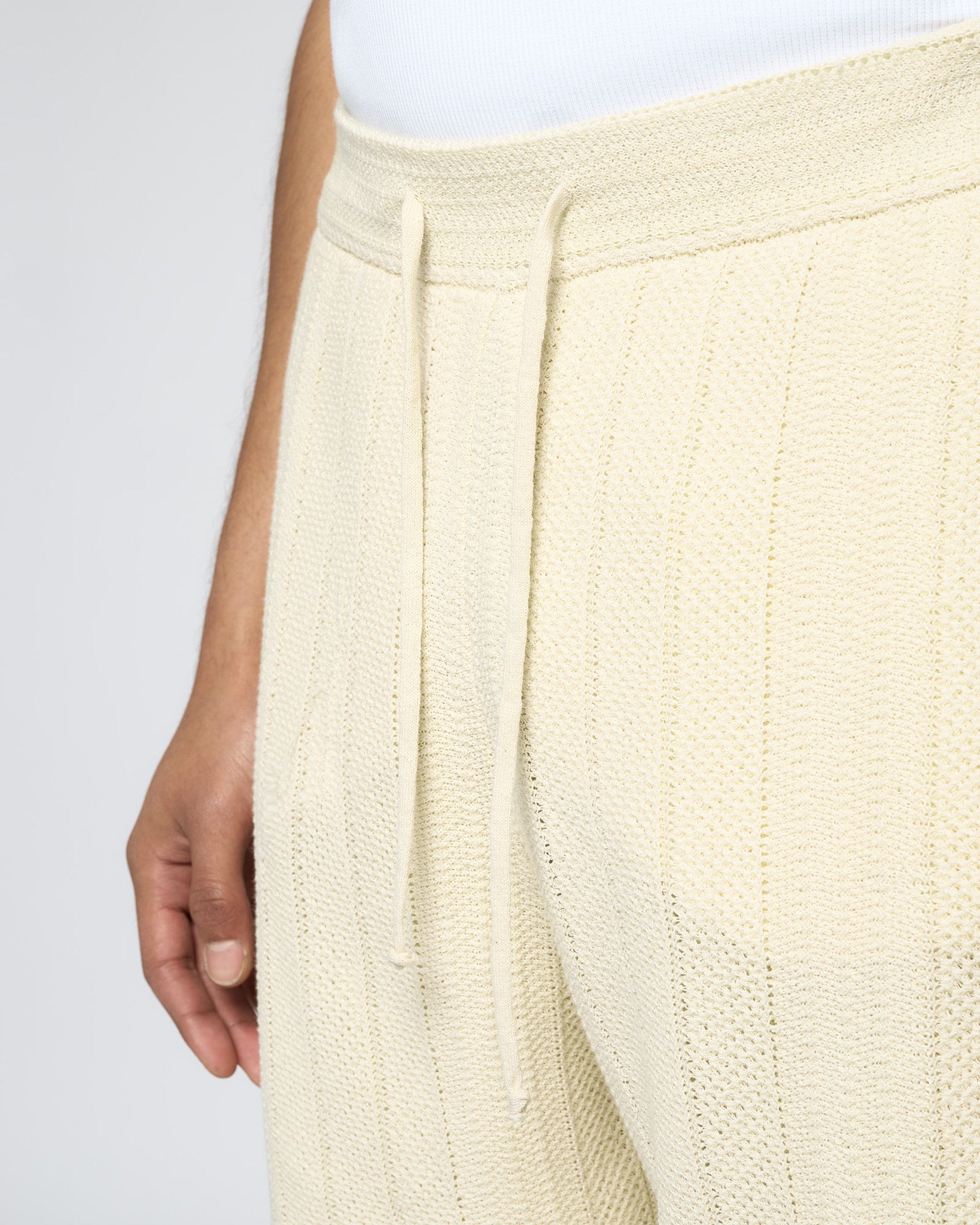 eightyfive-embroidered-knit-shorts-shorts-off-white-baumwolle image 7