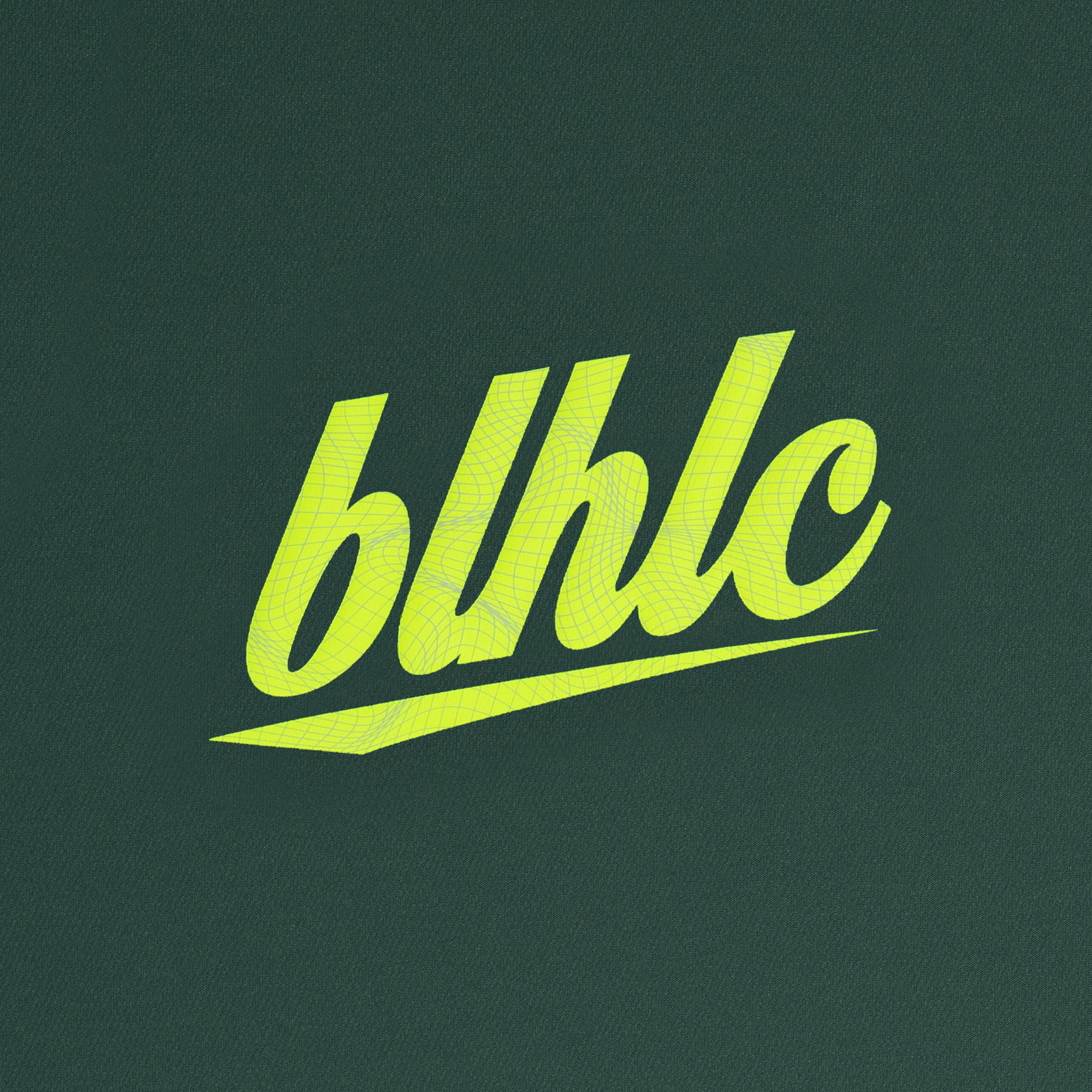 ballaholic-3d-net-blhlc-back-print-cool-tee-dark-green-t-shirt image 3