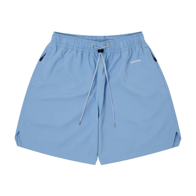 ballaholic-logo-anywhere-zip-shorts-sax-hellblau image 1
