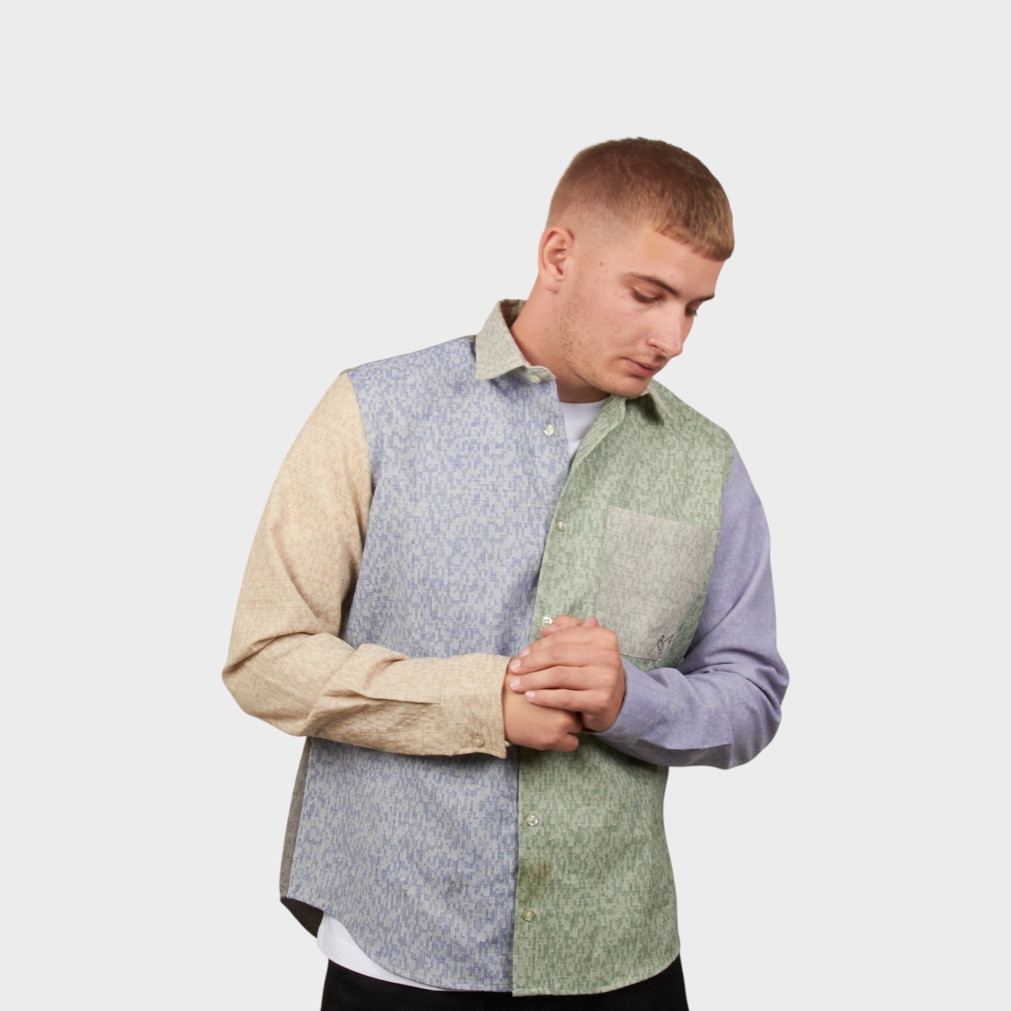 le-fix-glow-shirt-hemd-multi-wollmischung-regular image 4