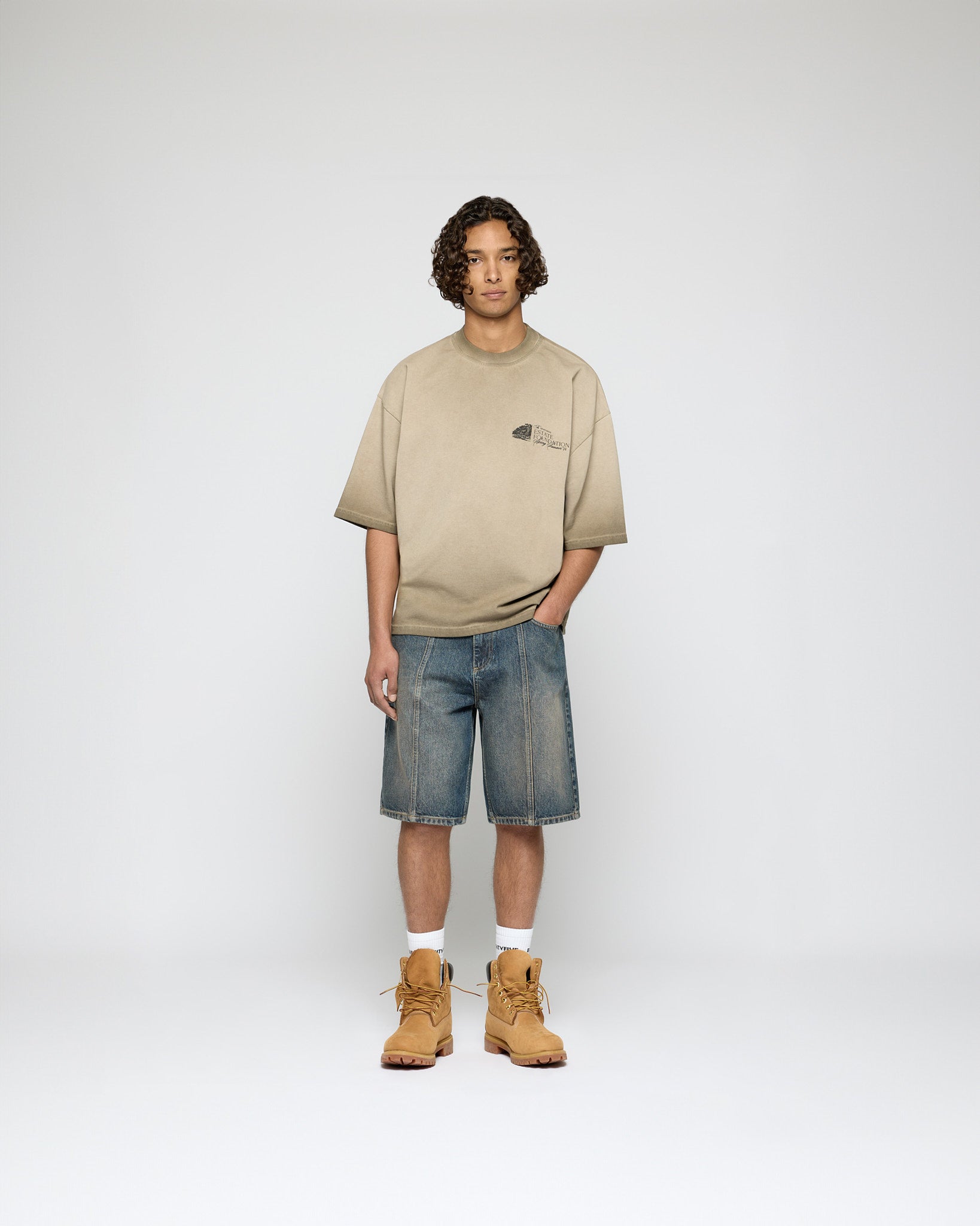 eightyfive-estate-cropped-t-shirt-mocha-washed-look image 5