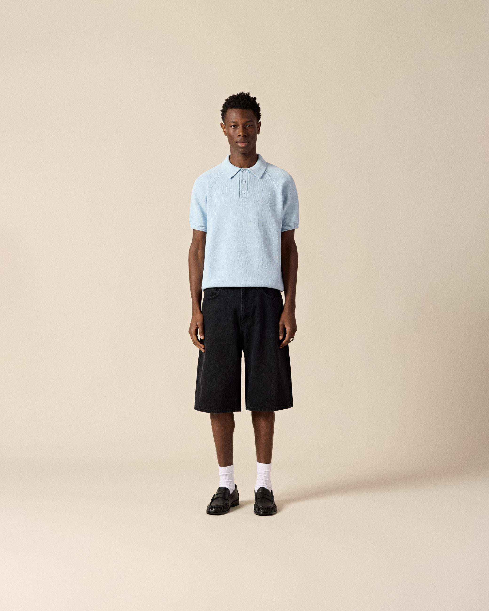 eightyfive-raglan-knit-poloshirt-baby-blue-baumwolle image 4