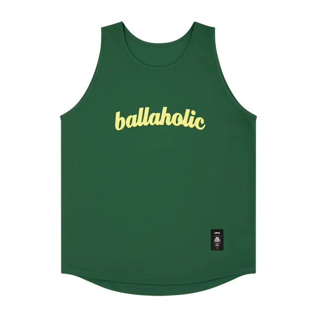 ballaholic-logo-tank-top-forest-green-charlock image 1