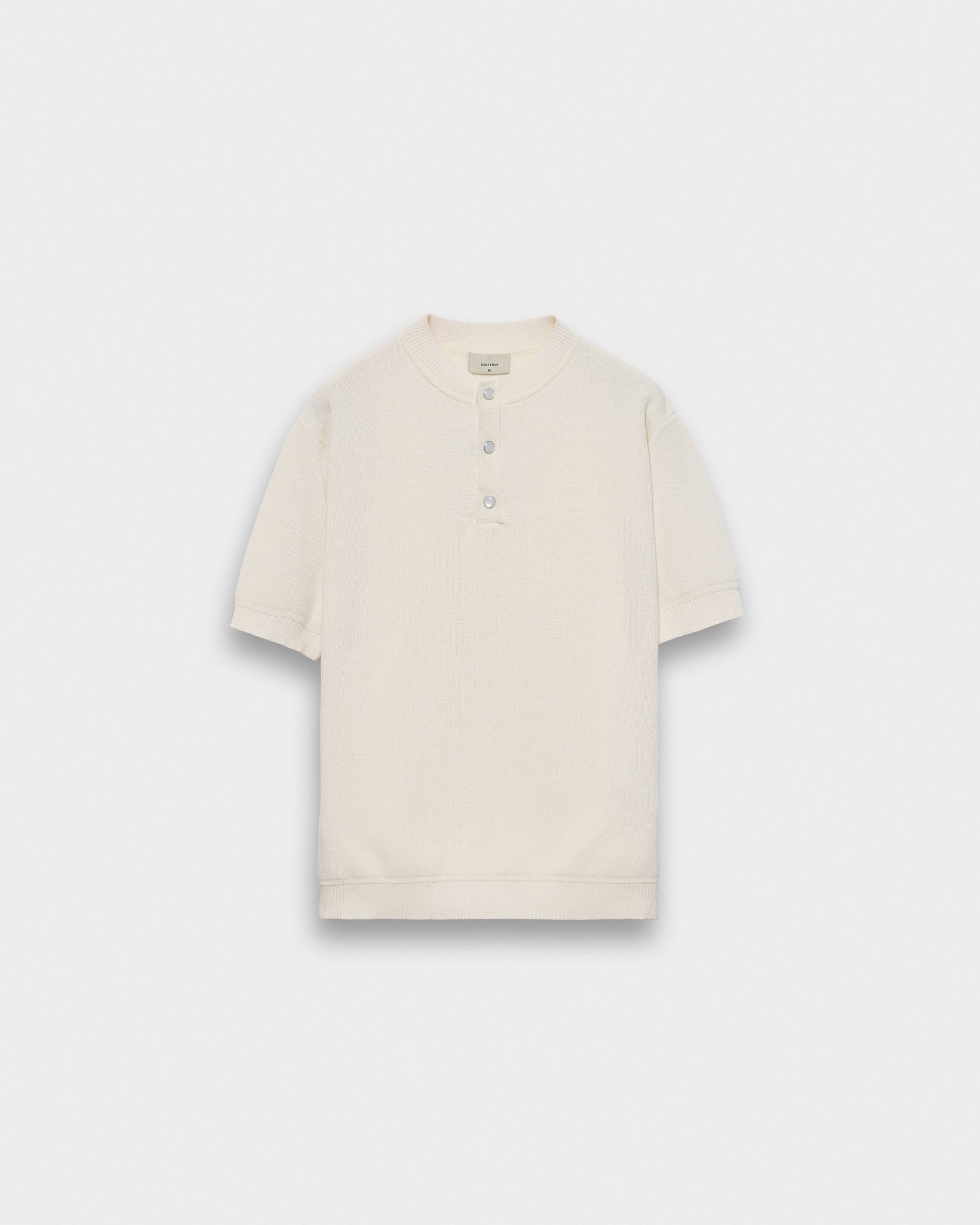 eightyfive-tops-knitted-henley-polo-offwhite-baumwolle image 1