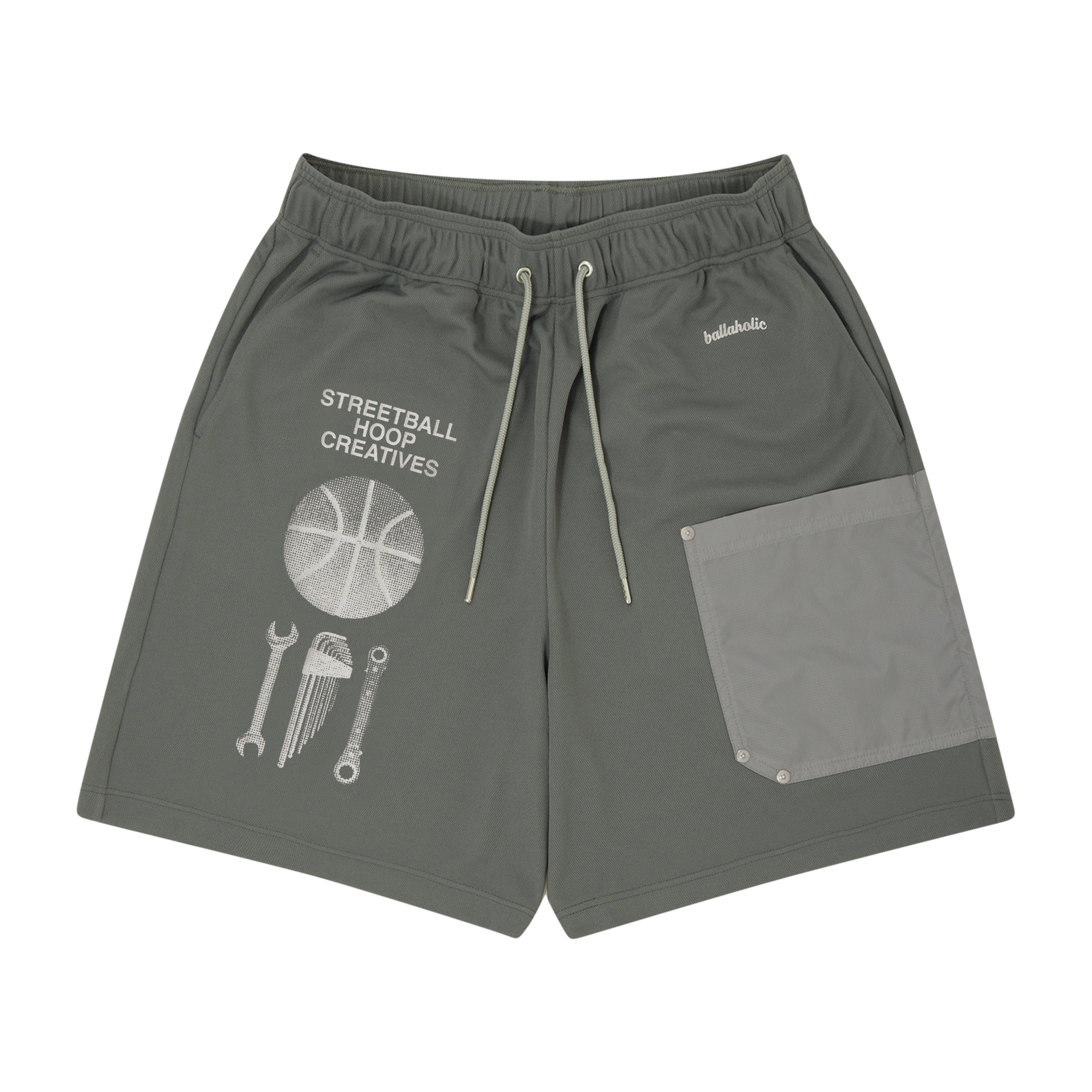 ballaholic-shc-tool-pocket-shorts-basketballshorts-grau image 1