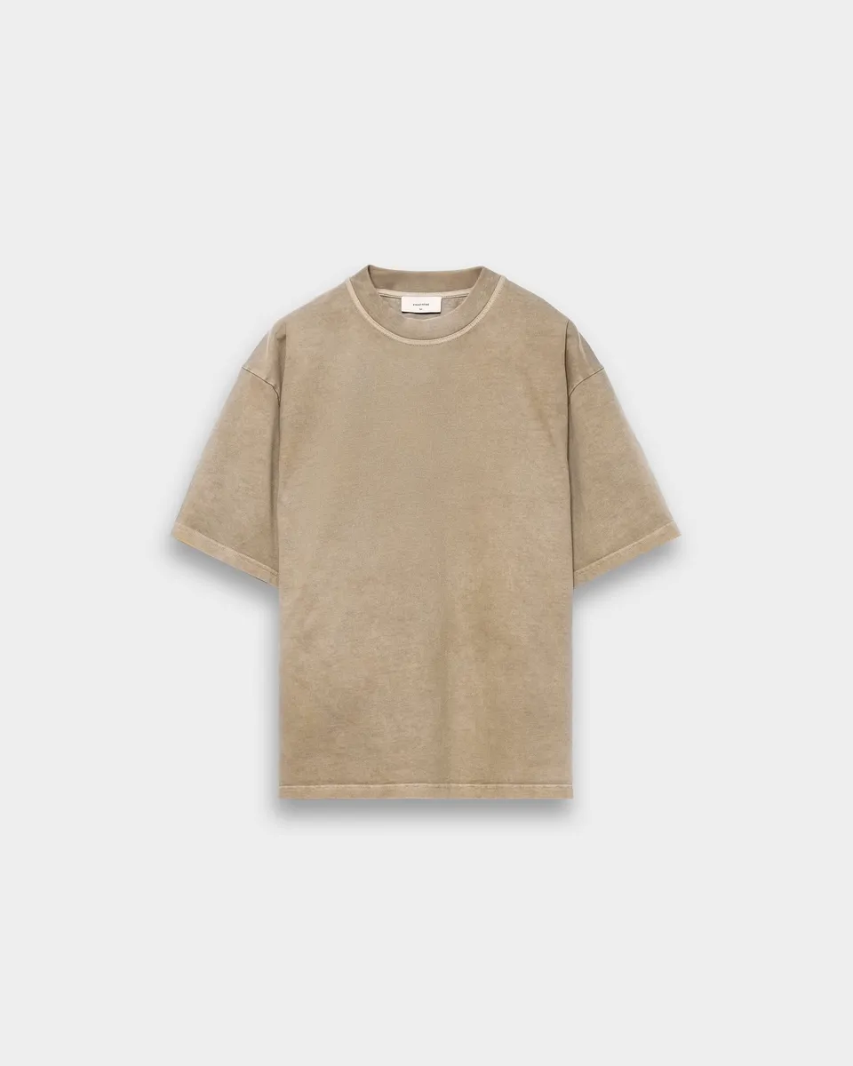 eightyfive-tops-signature-oversized-t-shirt-washed-taupe-baumwolle image 1