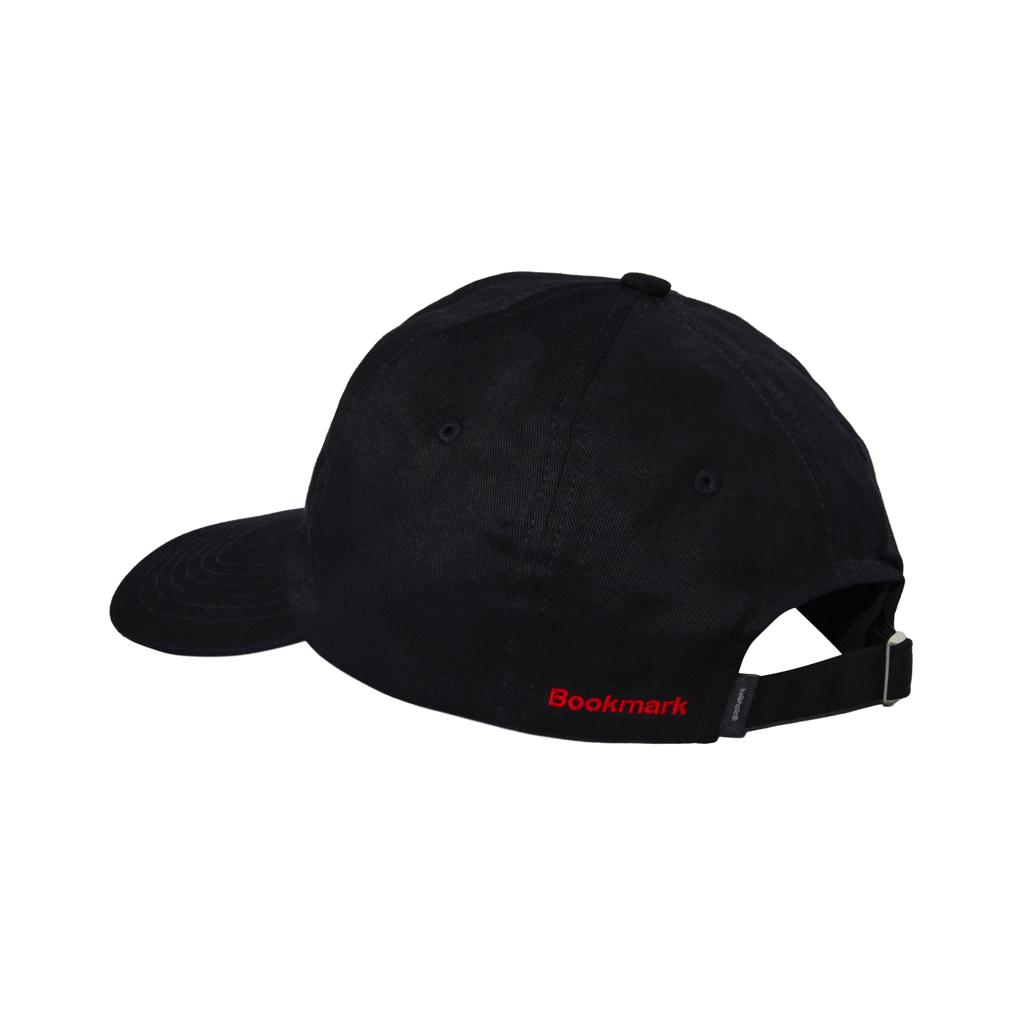ballaholic-bookmark-6p-cap-kappe-schwarz-6-panel-stick image 3