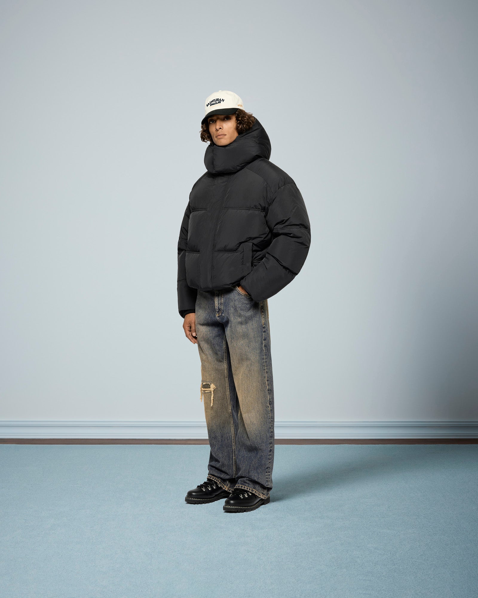 eightyfive-nylon-down-puffer-jacket-black-daunenjacke image 5
