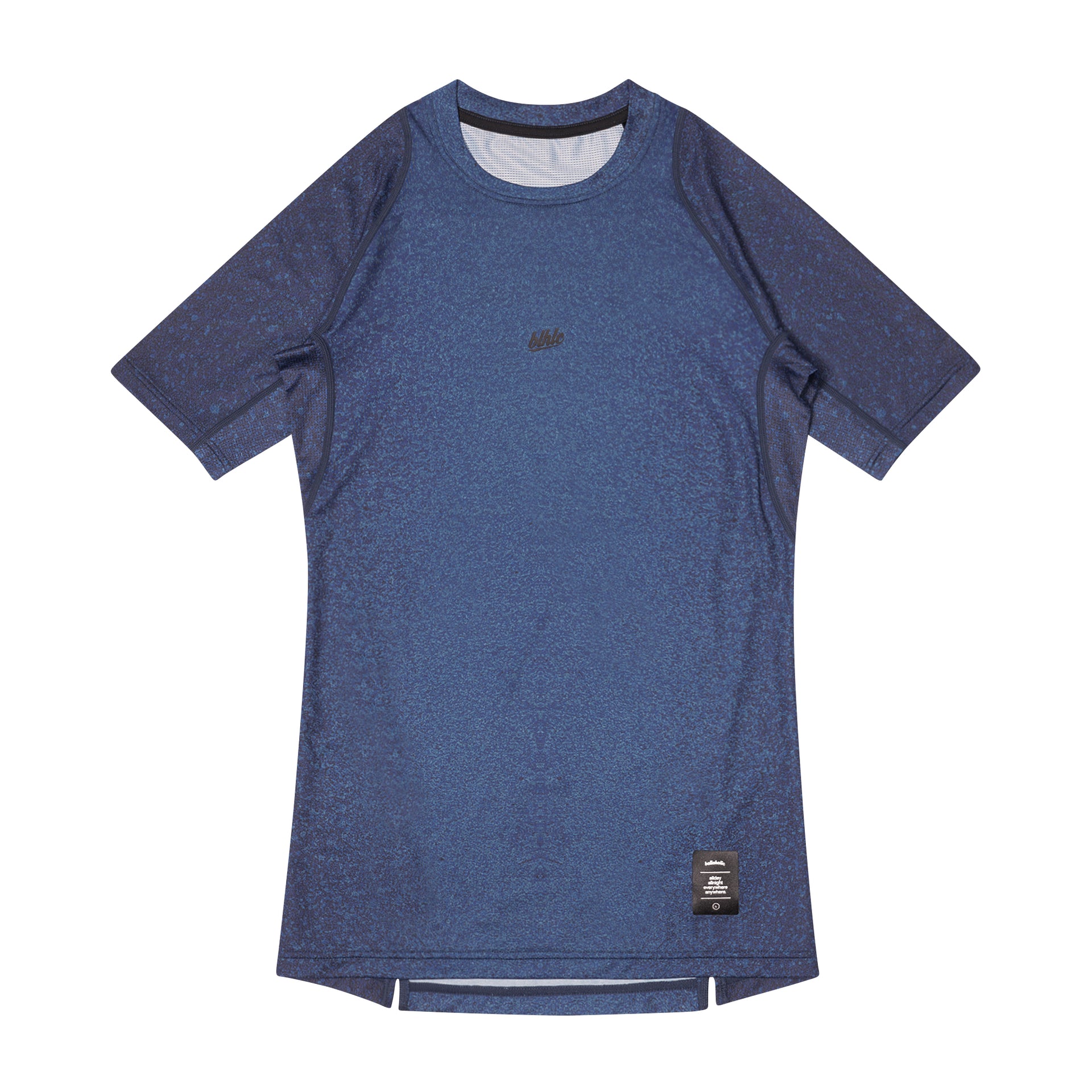 ballaholic-compression-tops-shirt-blue-paint-camo-print image 1