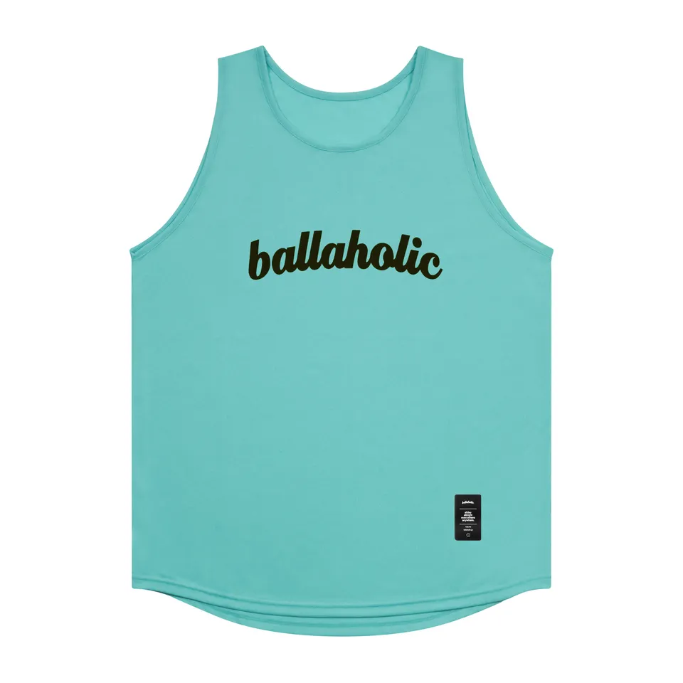 ballaholic-logo-tank-top-aqua-blau-schwarz image 1