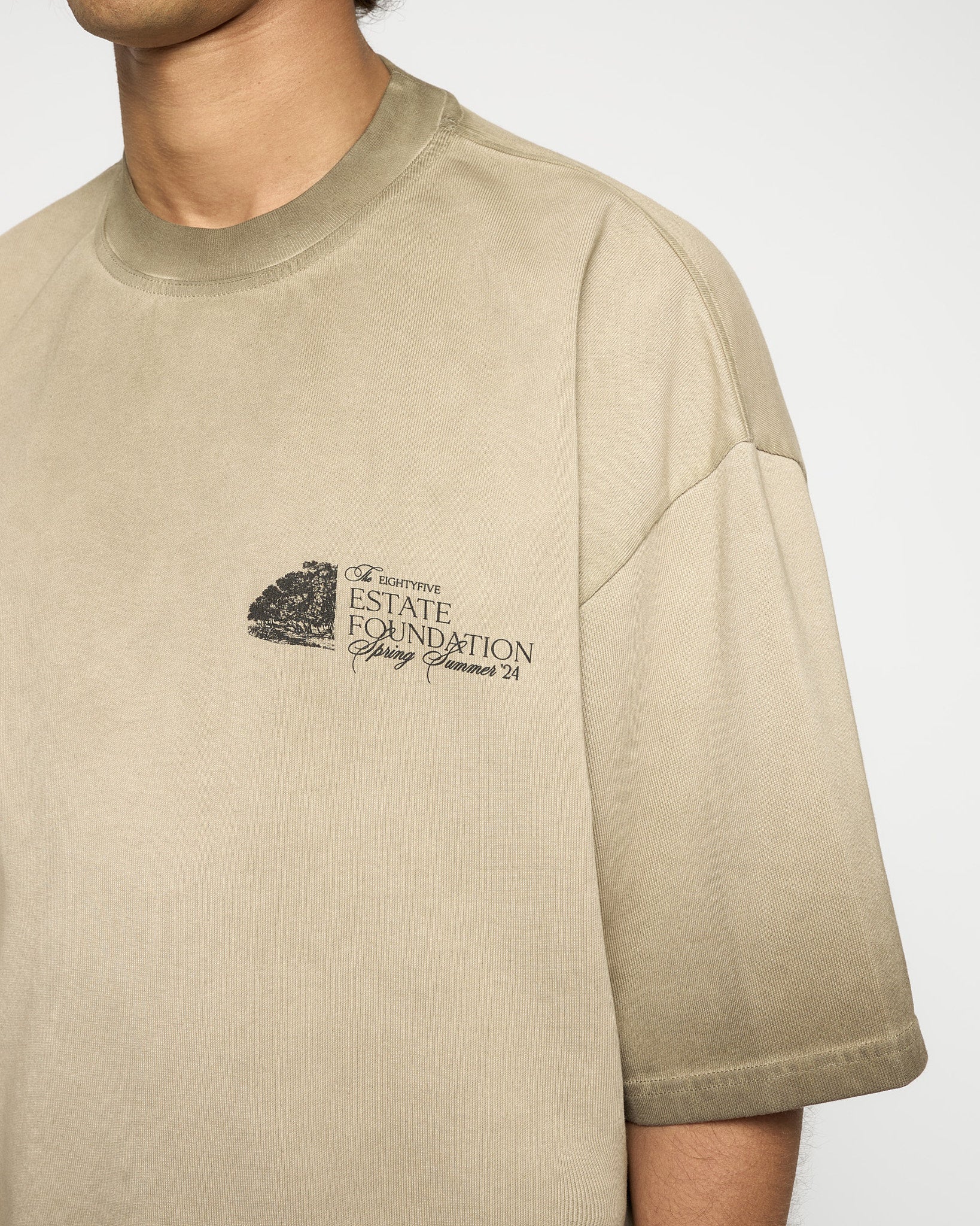 eightyfive-estate-cropped-t-shirt-mocha-washed-look image 6