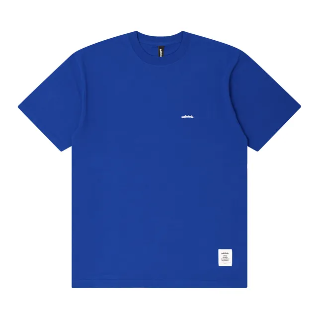 ballaholic-micro-logo-tee-t-shirt-royal-blue-white-baumwolle image 1
