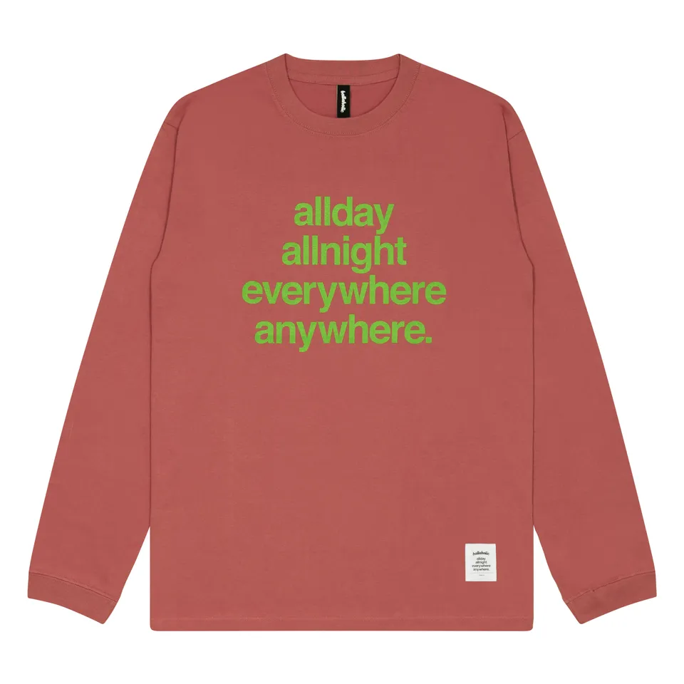 ballaholic-concept-long-tee-langarmshirt-rot-gr-n-baumwolle image 1