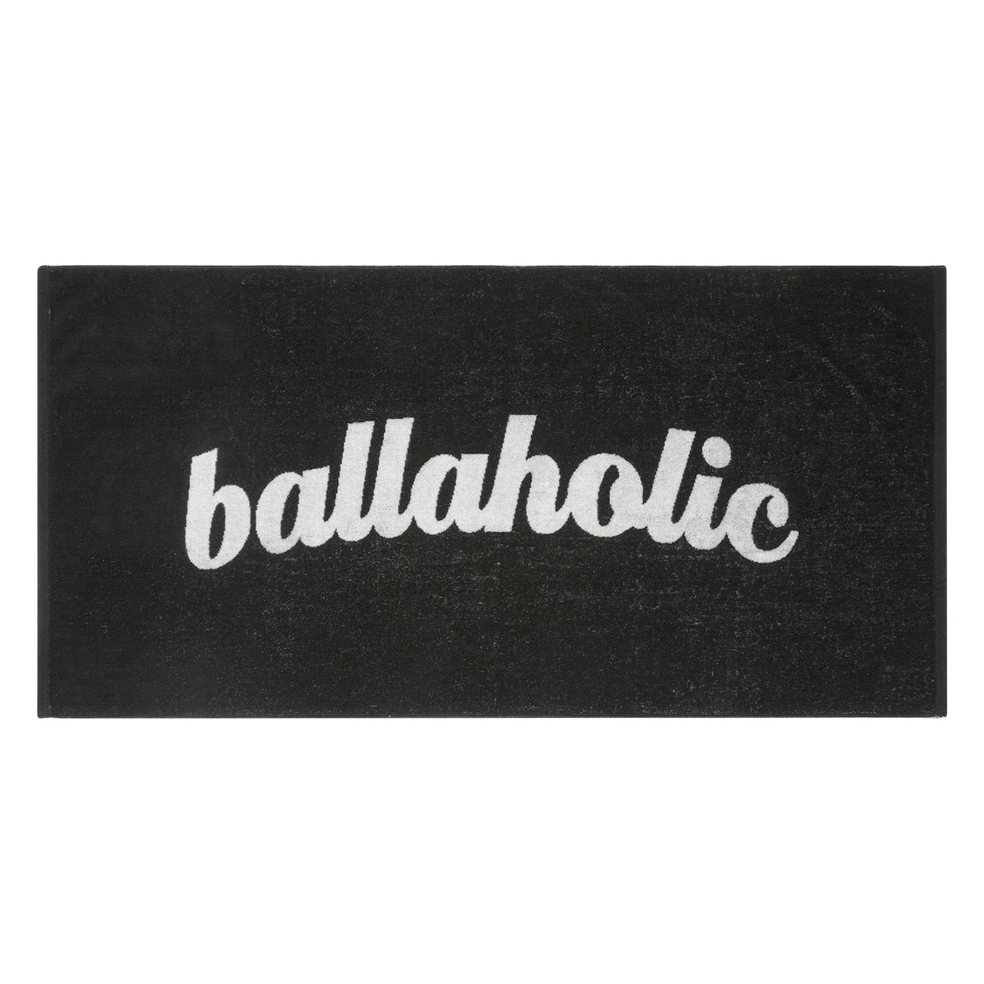 ballaholic-accessories-logo-badetuch-schwarz-jacquard image 1