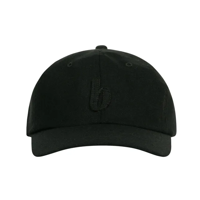 ballaholic-b-6p-wool-cap-cap-black-black-lederriemen image 1
