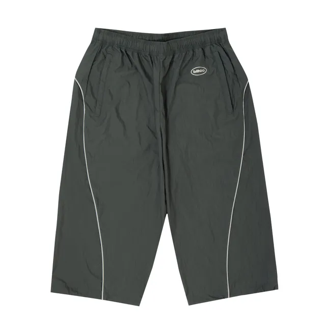 ballaholic-oval-logo-nylon-cropped-hose-dunkelgrau-nylon image 1