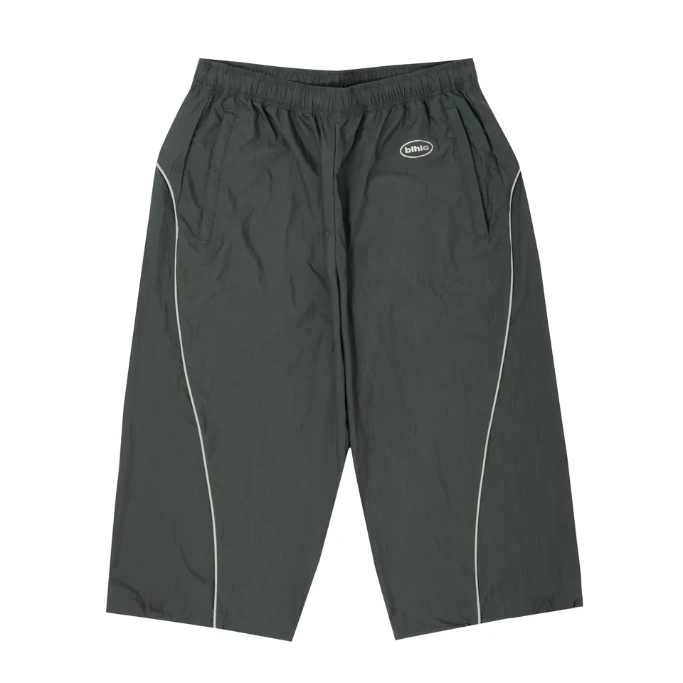 ballaholic-oval-logo-nylon-cropped-hose-dunkelgrau-nylon image 1