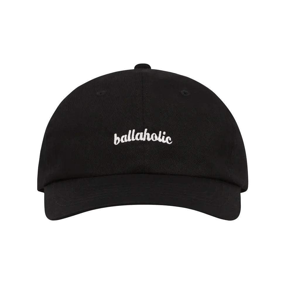 ballaholic-headwears-logo-6p-cap-cap-schwarz-mit-logo-stickerei image 1