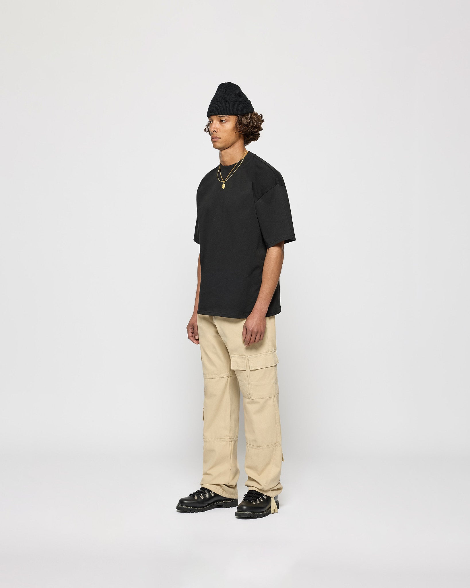 eightyfive-heavy-straight-cargo-pants-cargohose-beige-baumwolle image 4