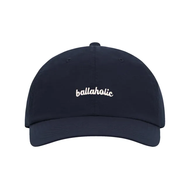 ballaholic-headwears-logo-nylon-6p-cap-kappe-navy image 1