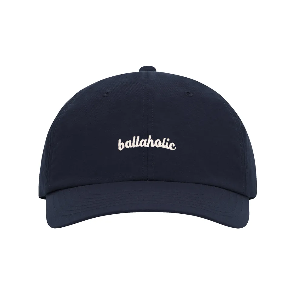 ballaholic-headwears-logo-nylon-6p-cap-kappe-navy image 1