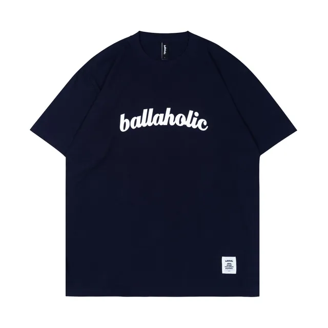ballaholic-cotton-tees-logo-tee-t-shirt-navy image 1