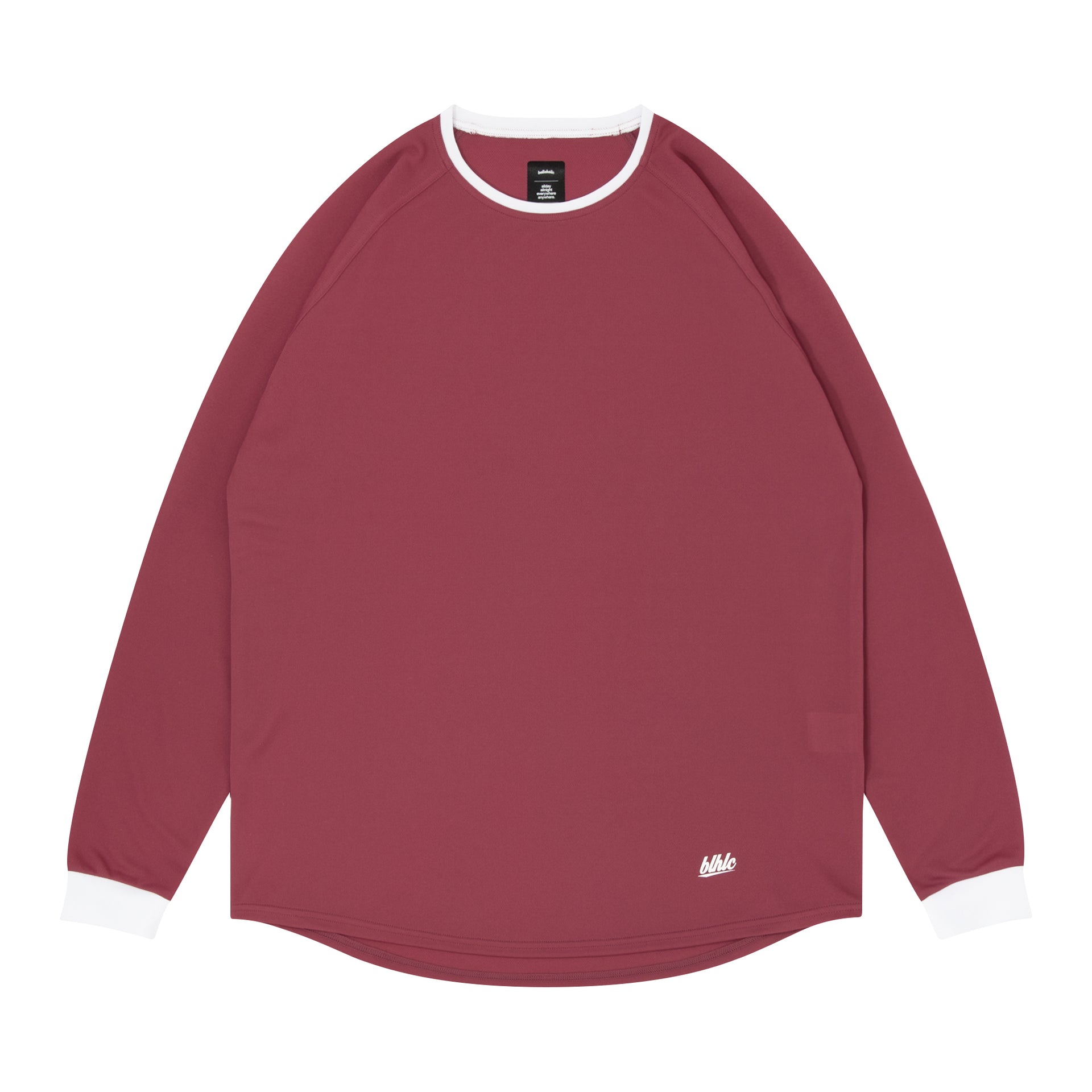 ballaholic-blhlc-cool-long-tee-shirt-red-plum-wei image 1