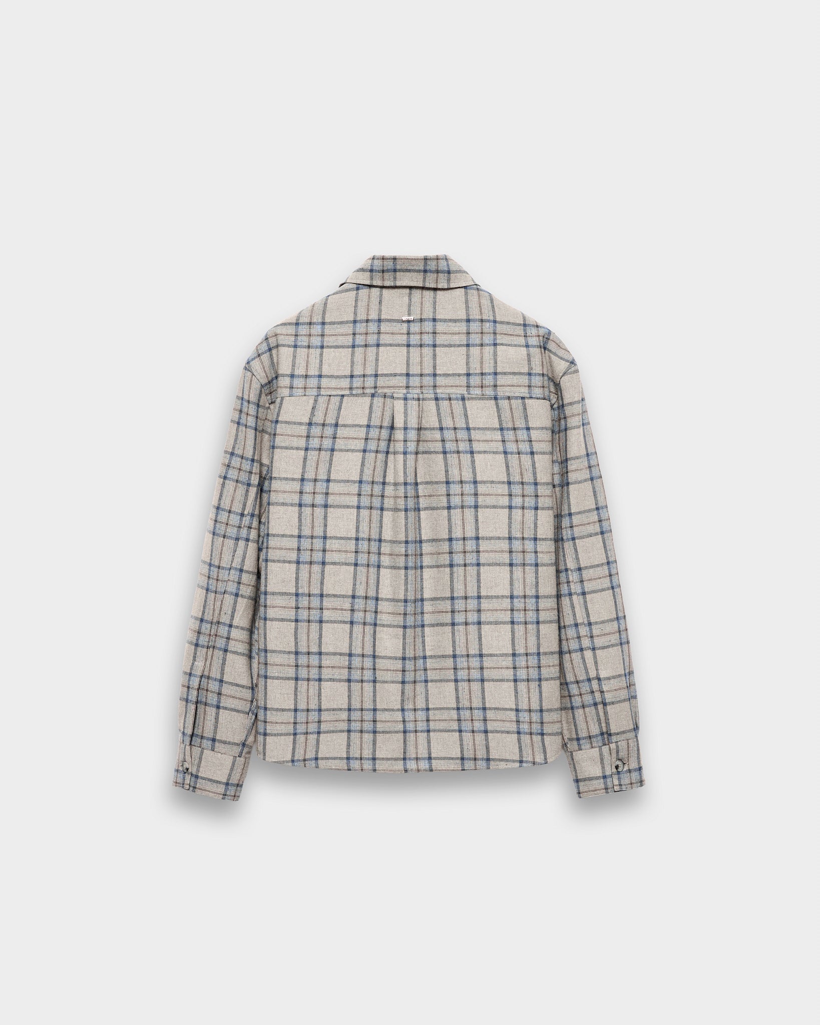 eightyfive-tops-checked-shirt-hemd-grey-flanell-kariert-relaxed image 2