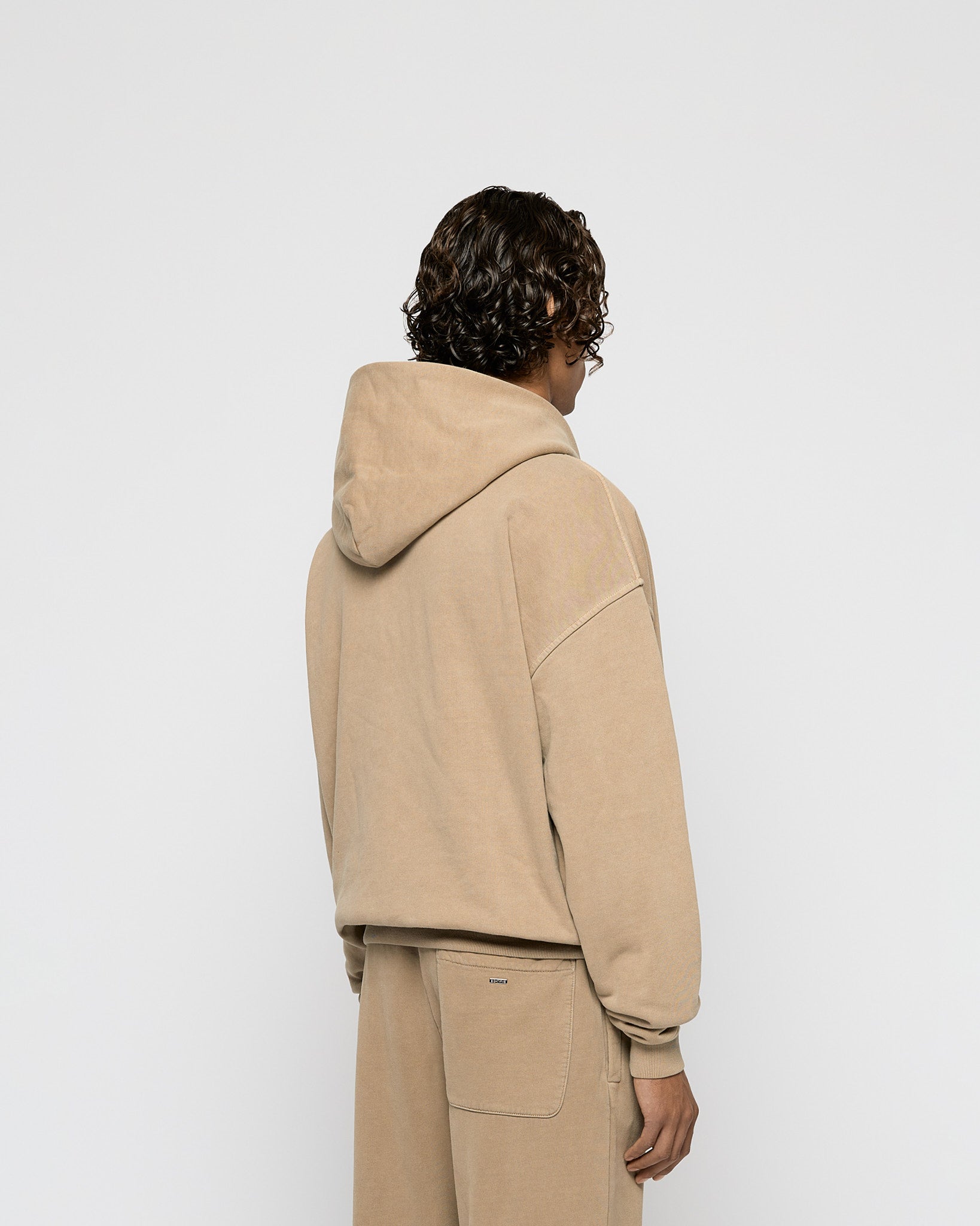 eightyfive-washed-premier-zip-hoodie-mocha-100-baumwolle image 4