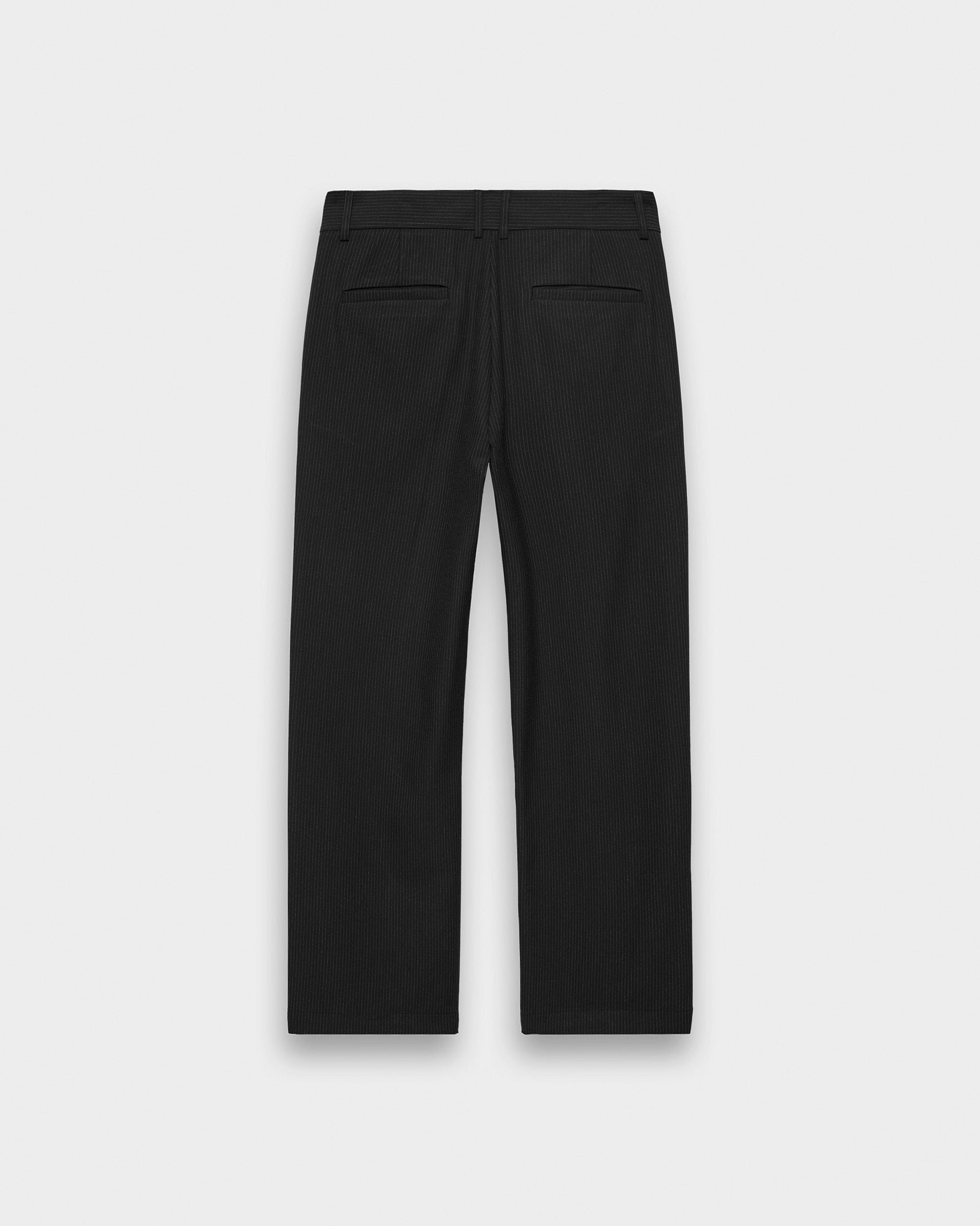 eightyfive-pinstriped-regular-tailored-pants-hose-schwarz image 2